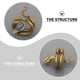 thumbnail image 2 of EeaseMX 1 anillo de dedo con forma de serpiente, creativo, de moda, universal, joyería unisex., 2 of 7