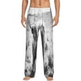 thumbnail image 2 of Goofa Yak Printed Soft Pajama Pants for Men, Wide Leg Comfy Casual Lounge Yoga Pants-XX-Large, 2 of 9