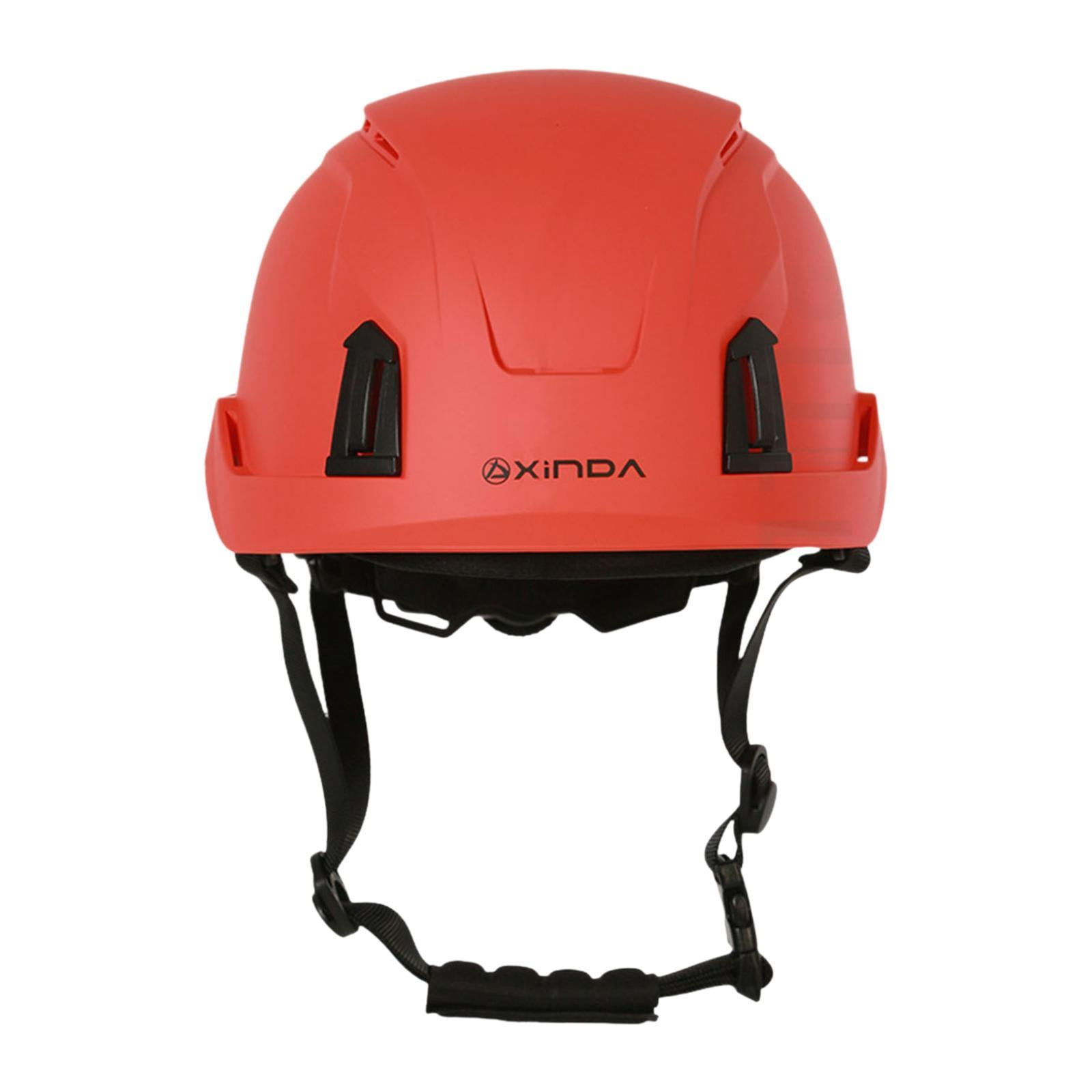 colaxi Construction Helmet for Adults Hard Hat for Arborist Outdoor Industrial Work Red