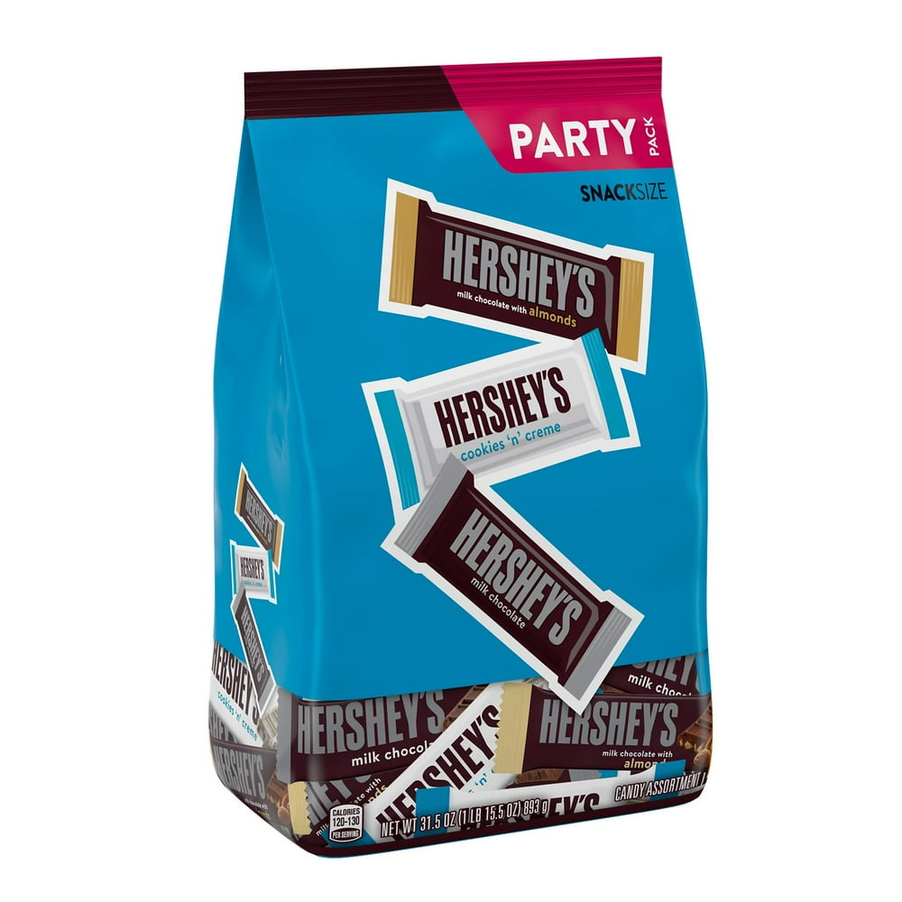 HERSHEY'S, Chocolate and White Creme Assortment Snack Size Candy Bars