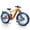 Orange, variant on PUCKIPUPPY Dual Motor Electric Bike for Adults 1600W Peak up to 80Miles Range 28mph Max Speed 26" Fat Tire Full Suspension E-Mountain Bike 48V 20AH Battery 8 Speed Ebike, Comply with UL2849 By SGS