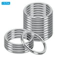 thumbnail image 3 of Uxcell 48mm Metal O Rings, 15 Pack 304 Stainless Steel Round Rings for Hardware Bags, 3 of 6