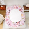 thumbnail image 5 of Homewish Girly Pink Cowgirl Bed Sheets for Teen, Kawaii Western Flower King Sheets, Tribal Sheep Skull Sheet Set, Lightweight Room Decor, 4pcs, 5 of 7