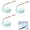 White-3pcs, variant on High Sensitivity Fishing Float Bite Alert for Rods, Clip-On Sound Bite Alert Bell with Smart LED Lights, Waterproof All-Weather Gear for Sea & Lake