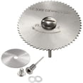 thumbnail image 3 of Vástago de 1/8" para cortar madera, discos circulares con vástago de extensión, compatible con herramientas rotativas Juego de 7 hojas de sierra rotativa HSS, 3 of 4