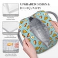 thumbnail image 3 of Fotbe Hot Dog Pizza Pattern Lunch Bag , Insulated Lunch Box, Small Leakproof Cooler Food Lunch Containers Reusable Lunch Tote Bags, 3 of 6