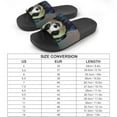 thumbnail image 2 of GZHJMY Stylish Slides for Women Men, Cute Funny Panda Wearing Hoodie Soft Flexible Slip-on Sandals Slippers, 2 of 7