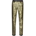 thumbnail image 4 of Men's Sequin Blazer Retro Dress Top and Pants Set Metallic Slim Suit 2 Piece Disco Prom Shiny Outfit Wedding Party Banquet Fashion Jacket Pant, 4 of 5