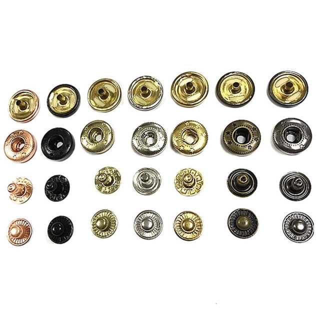 Metal No Sewing Fastener Button Press Bag Clothes Coat Repair DIY3