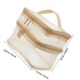 thumbnail image 2 of unbranded Bolsa Organizadora De Cosméticos Beige Resistente Con Cierre Para Almacenamiento Y Viaje, 2 of 6