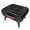 Black, variant on MIKIBAMA Small Foot Stools Ottoman Faux Leather Footrest for Living Room Bedroom Office