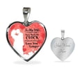 thumbnail image 4 of To My Wife Perfect Love Message Heart Pendant Necklace, 4 of 11