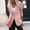 Pink, variant on Sentmoon Blazer Turndown Collar Long Sleeve Suit Jackets Oversized Solid Color Slim Stretchy Office Travel Clothes Women Delightful for Business Meetings M
