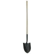 Westward Round Point Shovel,48 In.Handle,14 ga. 4LVT2