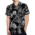 thumbnail image 4 of High Quality Hawaiian Shirts for Men Short Sleeve Aloha Beach Shirt Floral Summer Casual Button Down Shirts Blouses 7XR4IV, 4 of 7