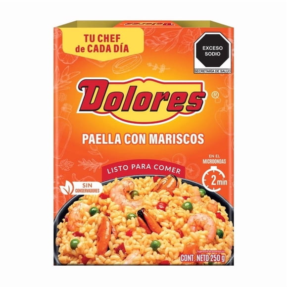 Paella con mariscos Dolores 250 g