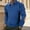 Blue, variant on Fnnxeal Polo Shirts for Men, Casual Fall Winter Outdoor Collared Solid Mens Khaki Button Shirts Size M