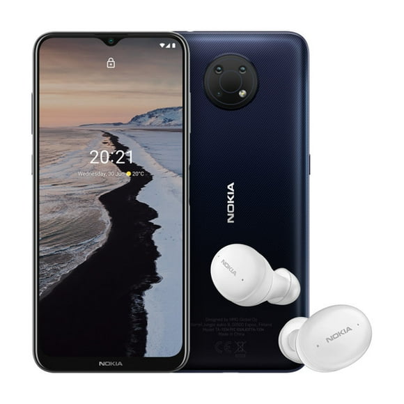 COMBO Nokia G10 Azul 64GB Desbloqueado + Nokia Comfort Earbuds Plus Blancos