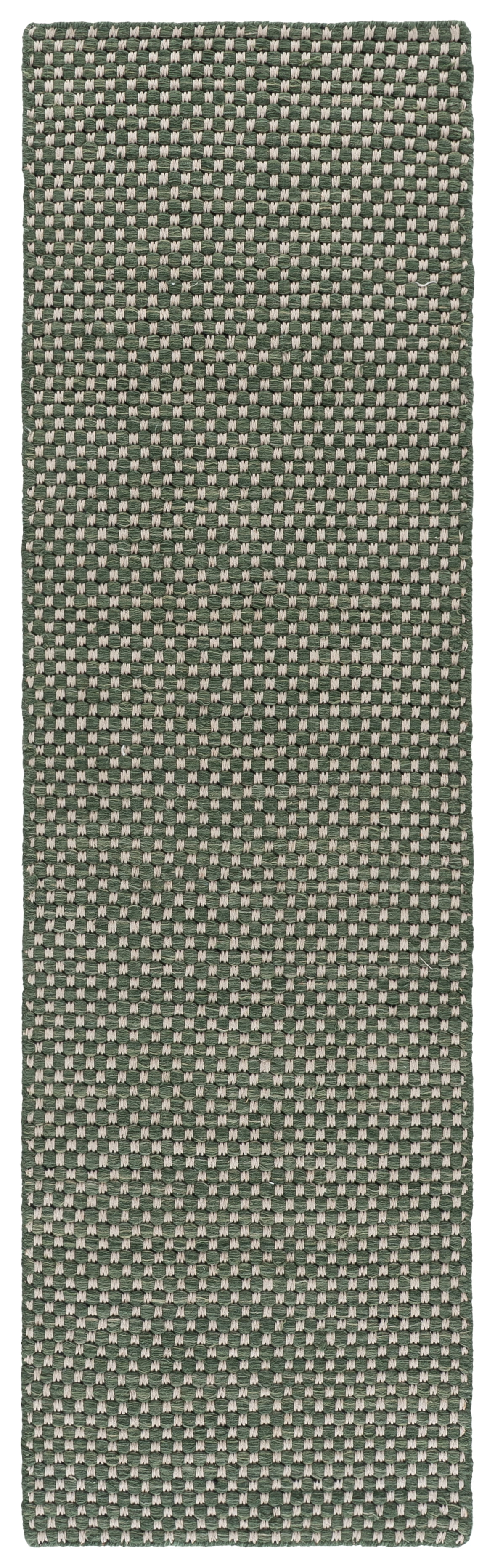 Safavieh Vermont Brigham Solid Color Runner Rug, Green/Ivory, 2'3" x 8'