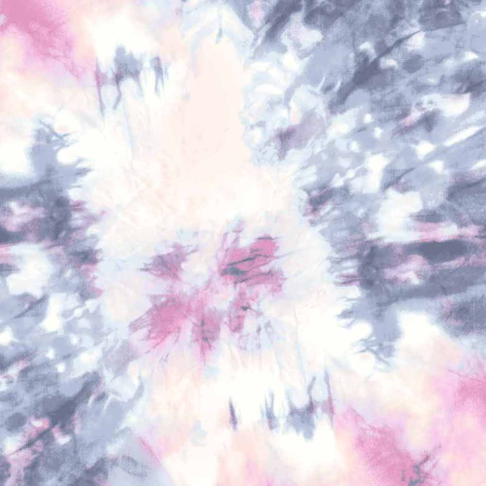 Denim Pink Tie Dye Pattern Printed on Hi-Multi Chiffon Washed Fabric ...