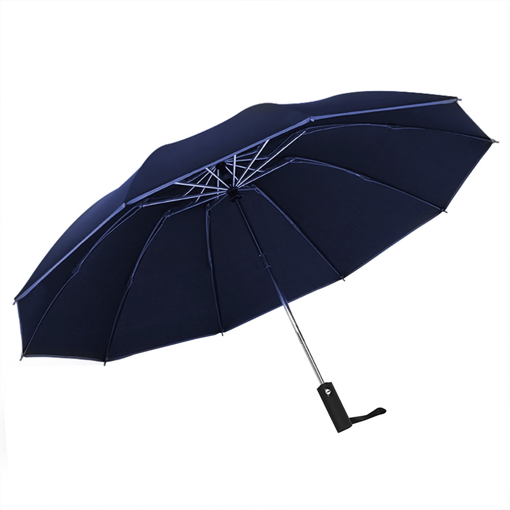 Compact Travel Umbrella Windproof Waterproof Stick Umbrella UV