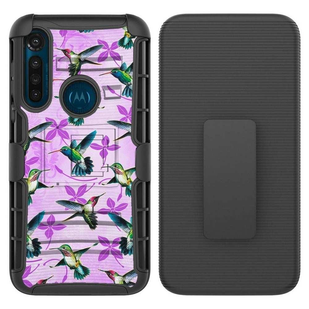 Bemz Rugged Holster Motorola Moto G Power (2020) Phone Case Heavy Duty
