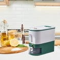 thumbnail image 2 of Storage Rack, Ongmies Rice Dispenser Home Large Cereal Container Storage with Measuring Cup Cylindrical Upgraded Built-In Crisper for Cereal Oats, Food Storage, 2 of 4