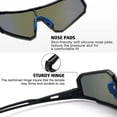 thumbnail image 4 of Gafas de sol deportivas polarizadas STORYCOAST UV400 con lente negro-azul, 4 of 7