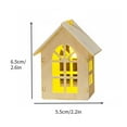 thumbnail image 3 of xaoyunyn 59 Inches 10 LED Wooden House String Light USB Powered for Room and Bedroom Decoration Ideal for Festival Celebrations Safe and Portable Comes with 1 Light String, 3 of 7