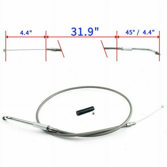 Stainless Steel Throttle Cable for Harley Sportster XLH883 1100 Hugger Deluxe