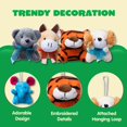 thumbnail image 7 of 72 Pack  Animal Plush Toys Bulk Set for Kids Party Favors, 7 of 7