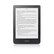 Kobo N365-TP-BK-S-EP 6 في شاشة تعمل باللمس خالية من الوهج، سعة تخزين 16 جيجابايت، أسود