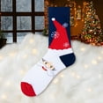 thumbnail image 2 of Arlun 1 Pair Funny Christmas Socks for Women Xmas Holiday Santa Pattern Mid-Calf Socks 2025 Novelty Soft Non Medium Tube Socks White2 One Size, 2 of 3