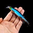 thumbnail image 3 of 2PC 16 Colors 3D Suspended Minnow Fishing Lures Jigs Tall Eyes Sunken High Carbon Steel baits 0.5-2M, 3 of 10