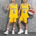 thumbnail image 1 of Ensemble de Sport à Séchage Rapide 2 Pcs Garçons Filles Vêtements de Sport Garçons Filles Tenue de Basketball - ZIORGSHF, 1 of 2