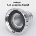 thumbnail image 4 of Adaptador de tanque IBC Conector de rosca de 1/2", grifo de tanque de 1000 L, colector de agua de lluvia, salida de grifo, conexión de válvula, conexiones de manguera de jardín, 4 of 5
