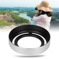 thumbnail image 5 of Neyseki LHX10 Beautiful Appearance Hollow Metal Compact Detachable Camera Lens Hood for Fuji X10/X20/X30(argent ), 5 of 8