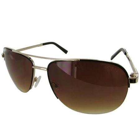 Guess Mens GF0164 Semi Rimless Wire Frame Fashion Sunglasses