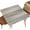 Wooden Texture 10, variant on Fitted Table Cover Elastic Edged Polyester Waterproof Table Cloths, Aged Wooden Planks Texture Old, Fitted Square Tablecloth Table Cloths for Banquet, Fits for 36"x36" Table