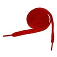 thumbnail image 4 of 2 Paires de Lacets Plats pour Chaussures Lacets de Bottes Espadrilles Lacets Solides Rouges, 4 of 4