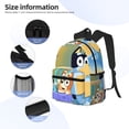 thumbnail image 5 of Lsque Bluey Classic Casual Backpack - Large Capacity Water-Resistant Backpack for School, Work, Travel, and Outdoor Activities, 5 of 8