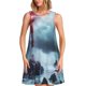 thumbnail image 1 of Fotbe Lighthouse in a Stormy Sea Vestido de Verano sin Mangas para Mujer – Vestido Midi Línea A, Estilo Camiseta Floral, Vestido Playero Casual y Fluido, 1 of 7