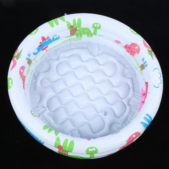 Petite Piscine Gonflable pour Enfants, Piscine pour Bébé Écologique avec Anneaux et Cercles, Piscine Gonflable Rapidement avec Matériau PVC pour la Natation