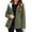 Green, variant on Winter Jacket for Womens Winter Padded Coat Lined Thick Warm Jacket Outerwear Windproof Coat Solid Color for Cold Weather Fashion New Keep Warm Jacket Black L