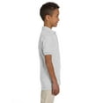 thumbnail image 2 of JERZEES 437Y YOUTH 5.6 OZ. SPOTSHIELD JERSEY POLO, XL, Ash, 2 of 2
