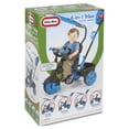 thumbnail image 7 of Little Tikes 4-in-1 Deluxe Edition Neon Blue Trike, Convertible Tricycle w/ 4 Stages of Growth & Shade Canopy, Toddlers, Kids Boys Girls Ages 9 Months to 3 Years, 7 of 7