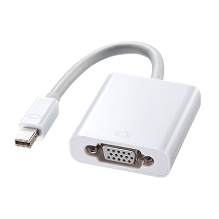 Sanwa Supply Mini DisplayPort-VGA Conversion Adapter White AD-MDPV01 ...