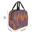thumbnail image 2 of Disketp Lavender Flowers Lunch Bag for Women Men, Leakproof Thermal Cooler Sack Food Handbags Case High Capacity forTravel Work School Picnic, 2 of 5
