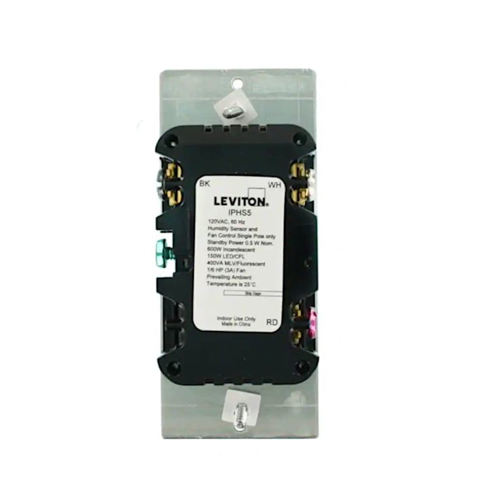 Humidity Sensor And Fan Control, White