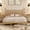 Natural, variant on Walnut Wood Queen Bed Frame with Spindle Headboard,Queen Platform Bed Frame with Wooden Slat Support,Retro Style Spindle Beds for Boys Girls Adults,Easy Assembly